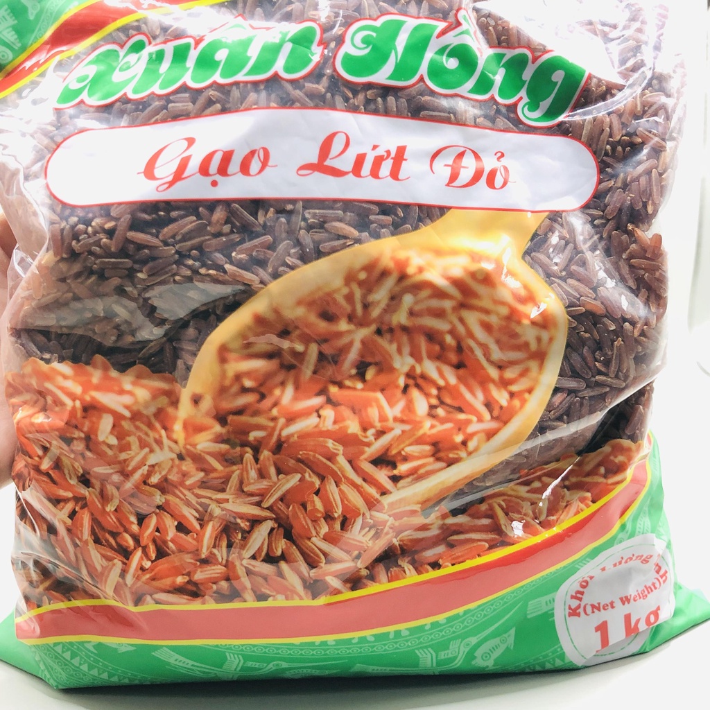 Gạo lứt gạo lứt dẻo đỏ gạo lức Xuân Hồng 1kg
