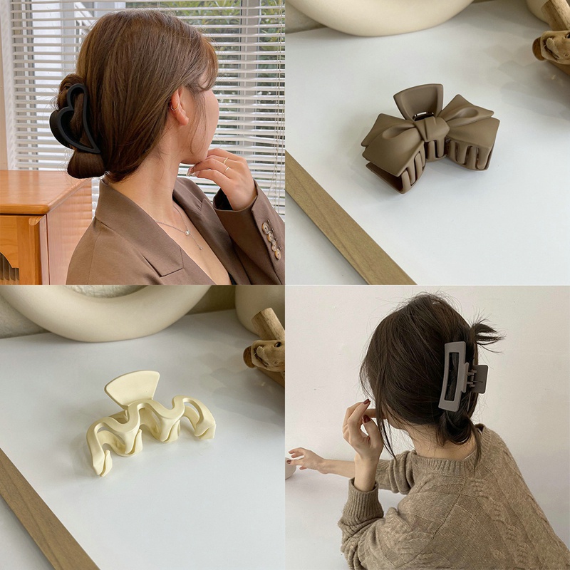 Kẹp Tóc Đính Nơ Họa Tiết Hình Học Phong Cách Vintage Cho Nữ