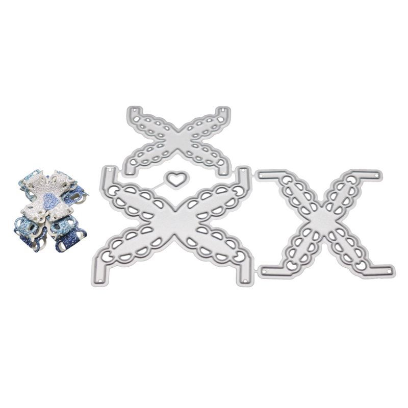 Khuôn Cắt Giấy Thép Carbon Trang Trí Hình Nơ Xinh Xắn