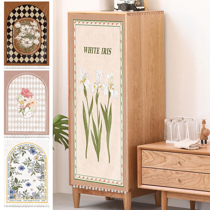 Rèm Cửa In Hoa Chống Bụi Trang Trí Nhà Cửa