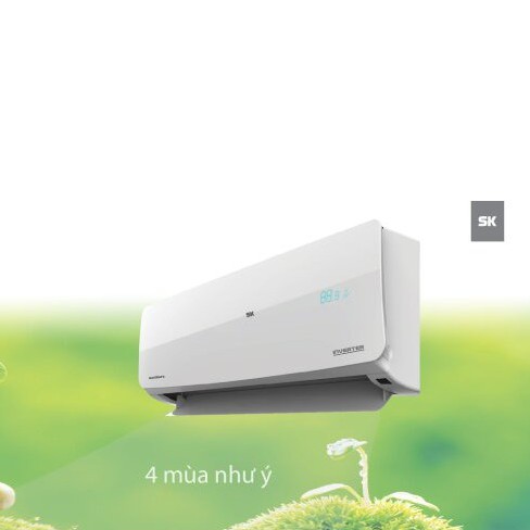 MIỄN PHÍ CÔNG LẮP ĐẶT & VẬT TƯ - Điều hòa không khí 2 chiều SUMIKURA 12000BTU Thường – PU12WKH-8 Mới