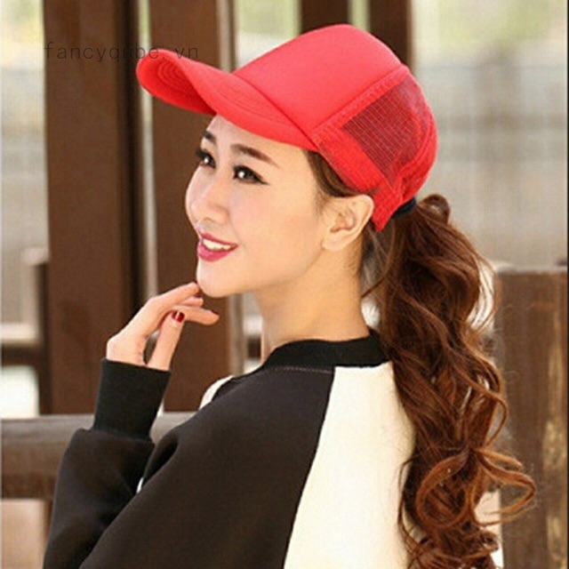 Mũ lưỡi trai màu trơn phối lưới NAM & Nữ