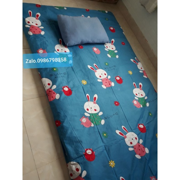 Vỏ bọc nệm Topper vải cotton cao cấp mịn mát. Có khóa kéo. Size 1m đến 2m2x2m