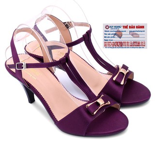 Giày Sandal Nữ Cao Gót Huy Hoàng HF7054 - Tím (Size 35->39)