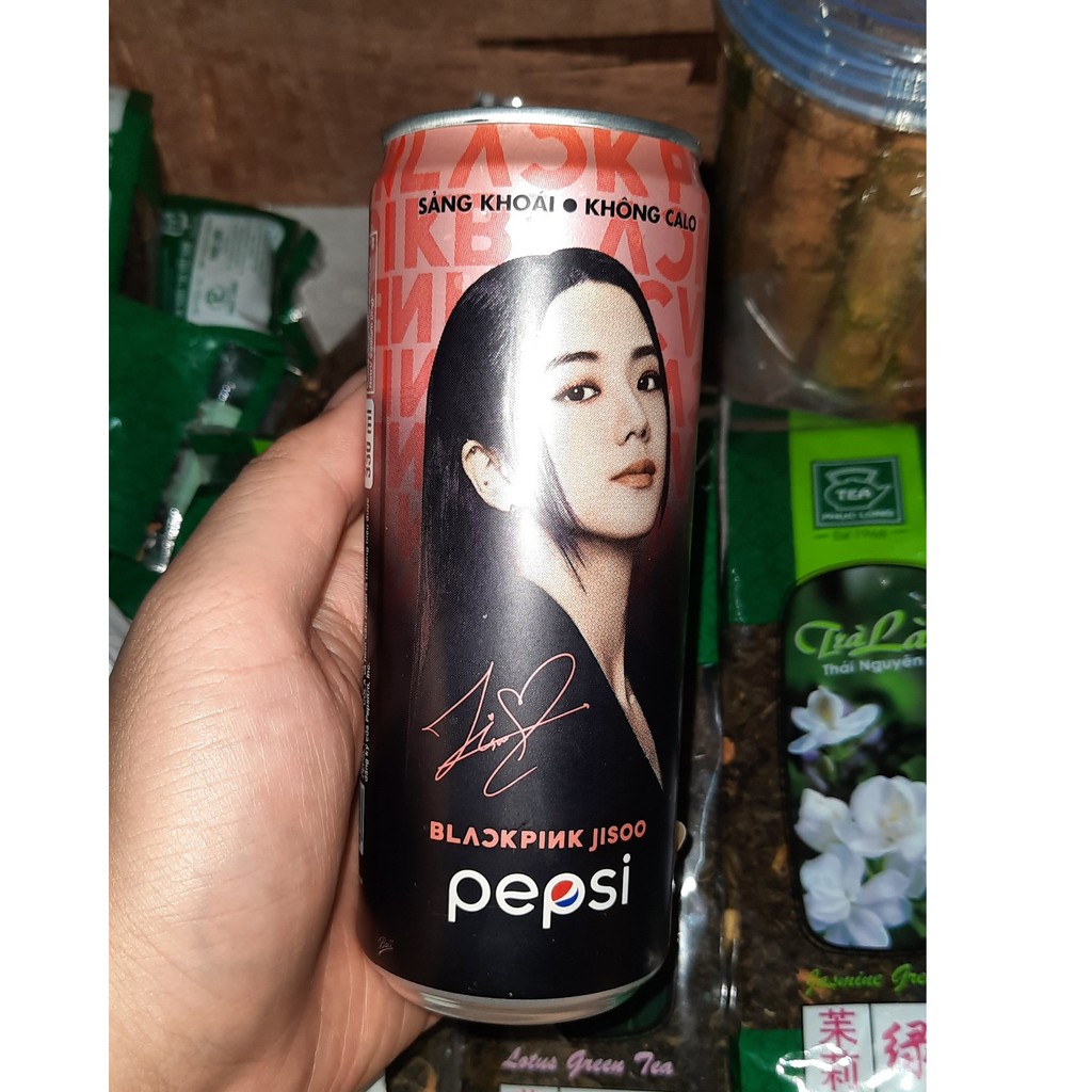 [PEPSI x BLACKPINK] 1 lon Pepsi Rosé/Jennie/Jisoo/Lisa có chữ ký