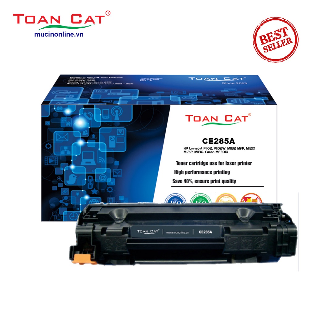 Hộp mực in Toàn Cát - CE285A dùng cho máy in HP LaserJet P1102, P1102W, M1132 MFP, M1210, M1212, M11