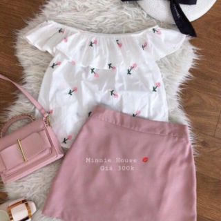 Xả lỗ Set Đào ( áo voan + cv cát hàn)