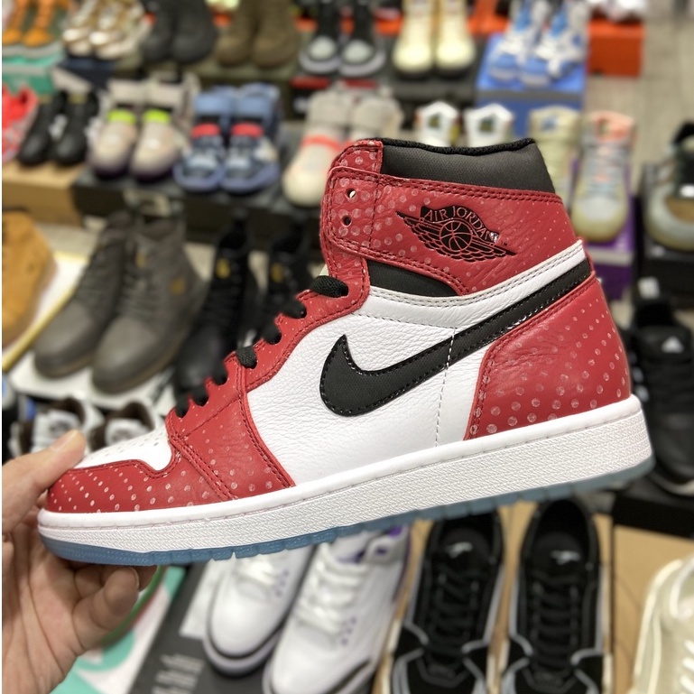 Giày Air Jordan 1 High " Spiderman " Origin Story
