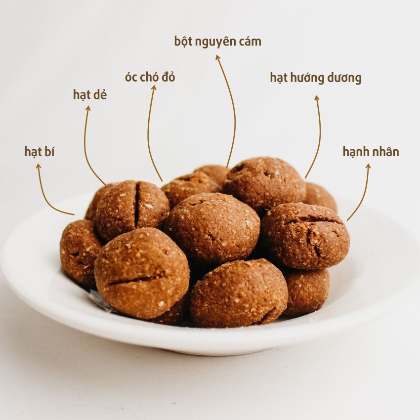 Bánh Cookies Yến mạch vị cacao bánh ăn kiêng, giảm cân, eat clean by Tiệm nhà Mơ