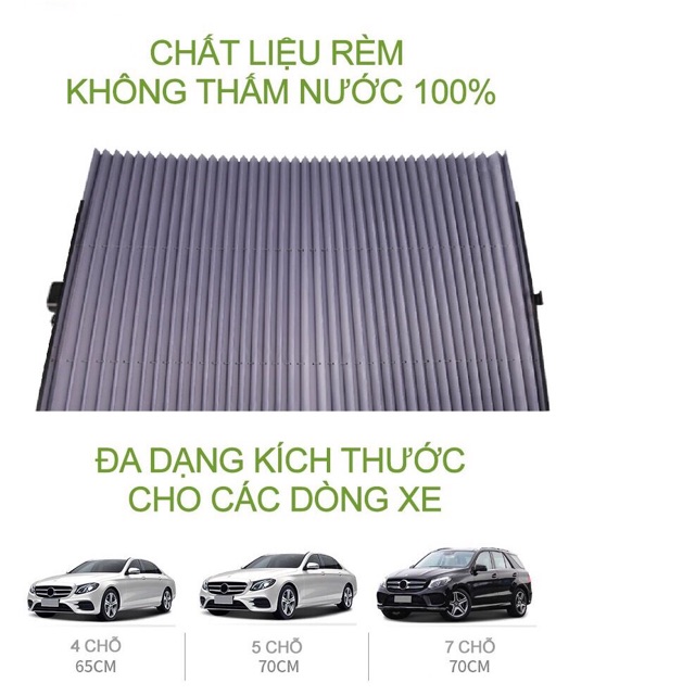 Tấm chắn nắng ô tô, xe hơi thu gọn tiện lợi, rèm che nắng kính lái ô tô