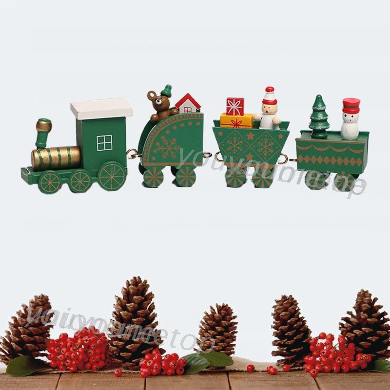 Đồ trang trí Người Tuyết Ông Già Noel Bằng Gỗ Trang Trí Lễ Hội