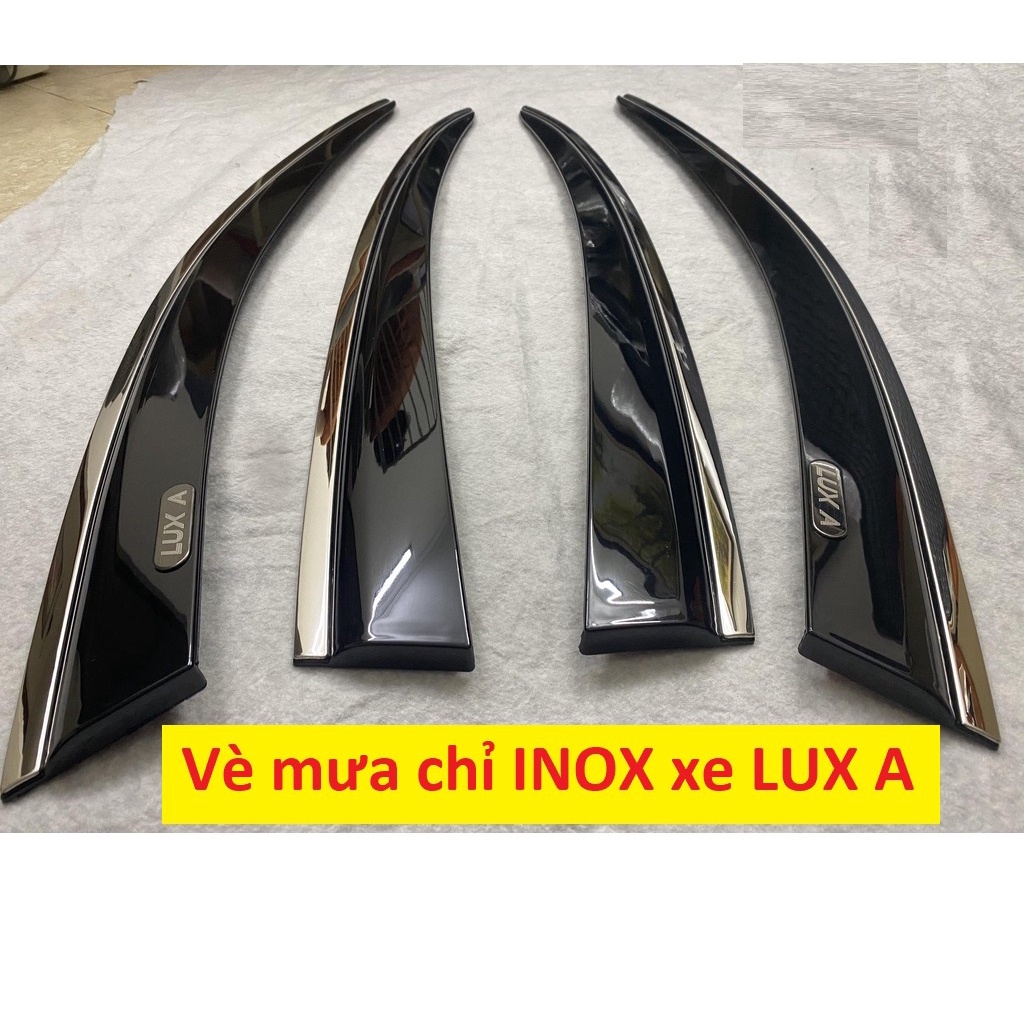 Vè che mưa chỉ INOX xe Vinfast Lux A - Hàng cao cấp chỉ inox sáng bóng không han gỉ