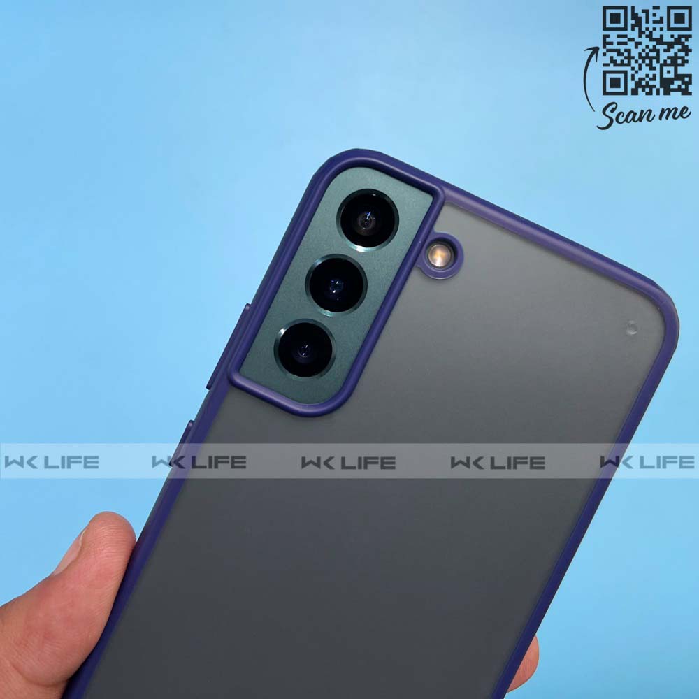 Ốp Samsung S22 Plus Chống Bám Vân Tay Likgus Matte Lưng Nhám Viền Dẻo Chống Sốc