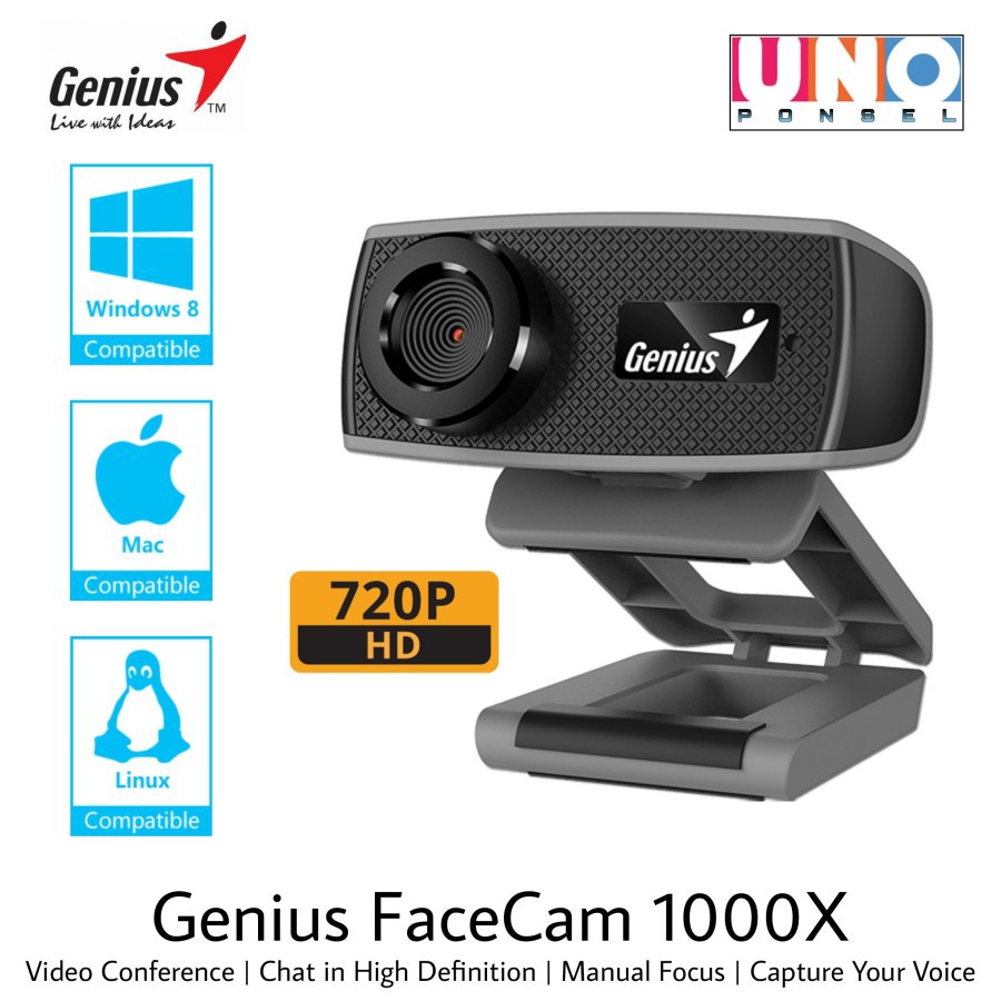 Webcam Genius Facecam 1000x Hd 720p