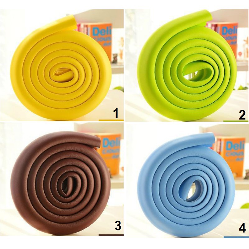 [Hot]-[ Siêu Khuyến Mại] - Cuộn Xốp Bọc Cạnh Bàn Bảo Vệ Bé 2 Mét