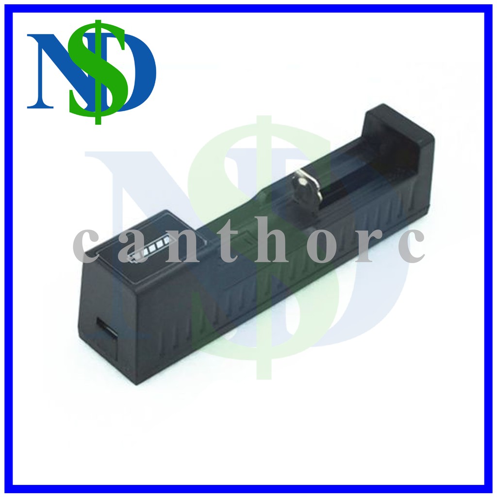 Sạc pin 18650, 26650, lithium 3.7V-4.2V sạc cáp Usb siêu tiện dụng