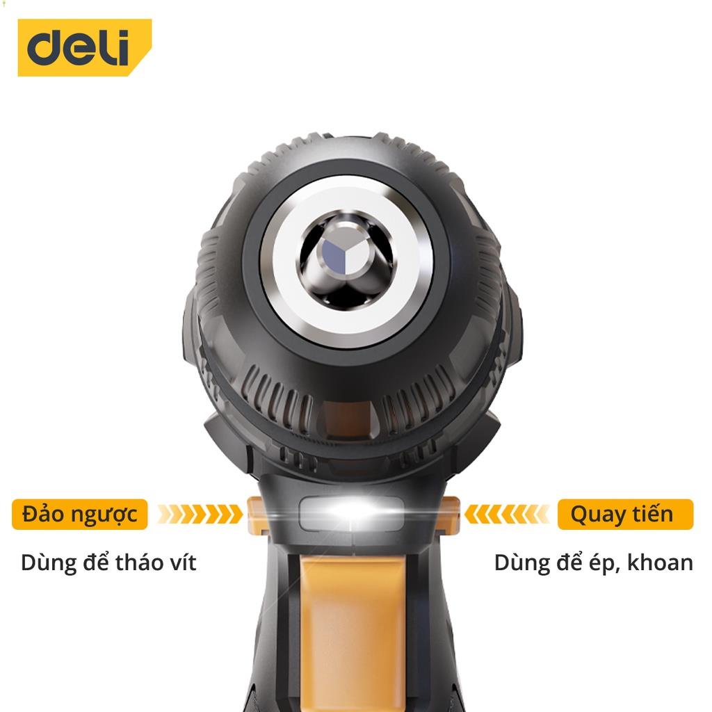 [LIFEDL157] Máy Khoan Bắt Vít Deli Chính Hãng Pin 12V - Nhỏ Gọn, Tiện Dụng - Dùng Cho Sửa Chữa Vật Dụng - DL600012 .