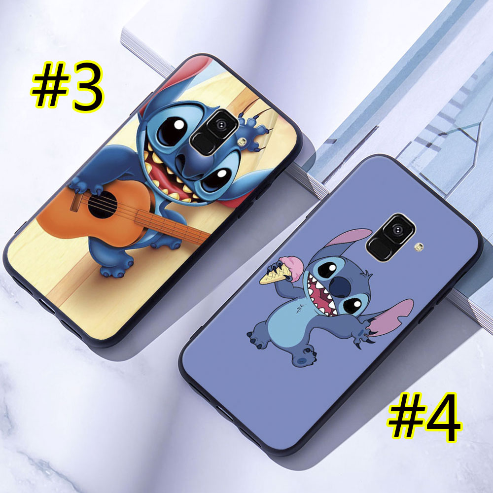 Samsung Galaxy A6 A8 Plus A7 A9 2018 Soft Silicone Case Cover Stitch