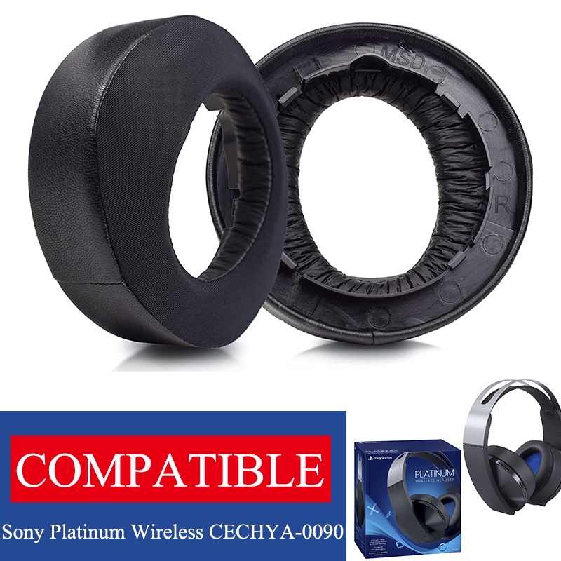 Đệm Bọc Tai Nghe Bằng Gel Màu Đen Cho Sony PS3 PS4 Platinum Playstation 3 4 Phiên Bản 2018 CECHYA-0090