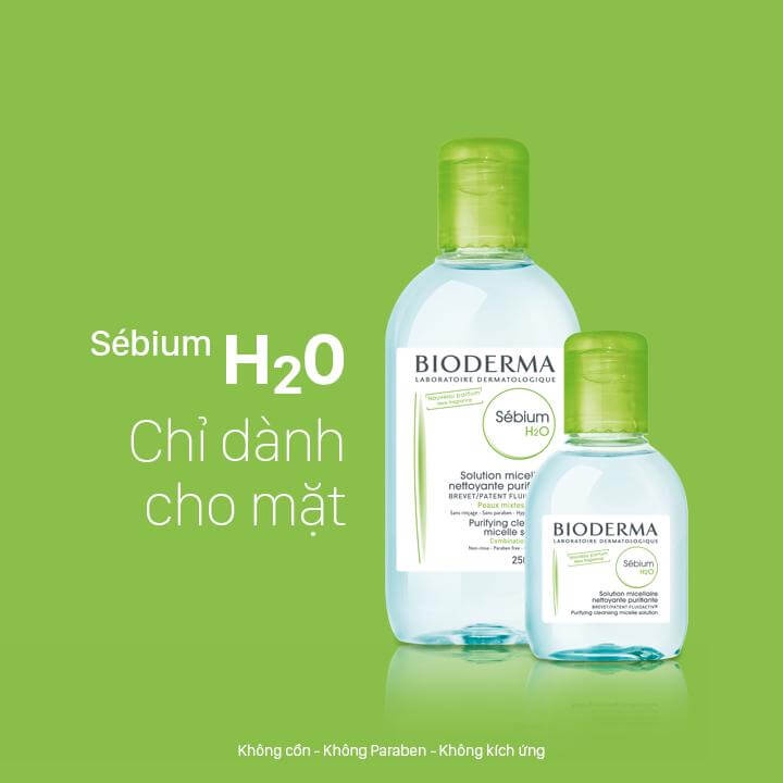 Nước Tẩy Trang Bioderma Xanh Lá Cho Da Dầu Mụn Bioderma Sebium 500ml | Unknown Beauty