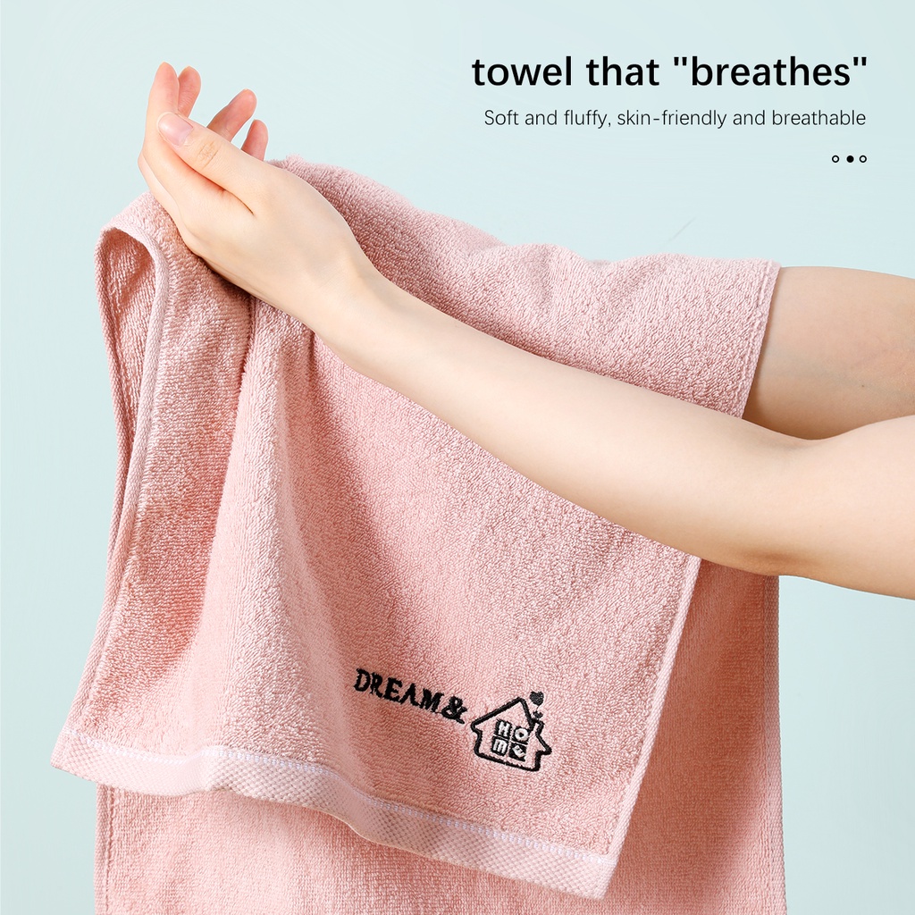 Khăn SHEPHERD cotton dày dặn mềm mại thấm hút tốt thêu họa tiết xinh xắn