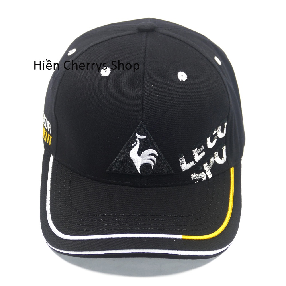 Nón kết KaKi thêu hình Con Gà kiêu LE CO SPO cao cấp, khóa gài - Kiểu dáng thời trang cá tính thích hợp cả nam và nữ.