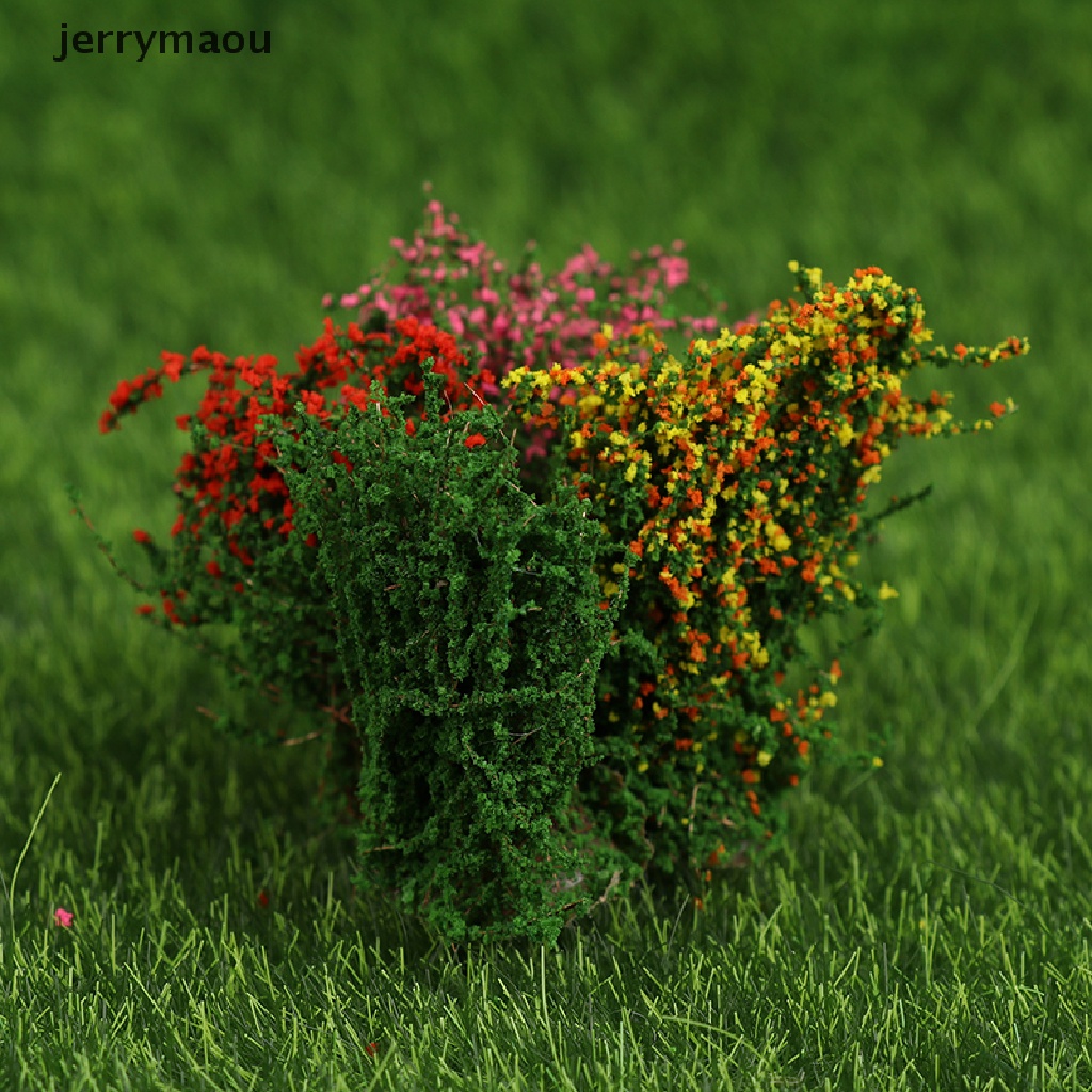 Mô Hình Chậu Hoa Màu Xanh Lá Tỷ Lệ 1 / 12 Dùng Trang Trí Nhà Búp Bê