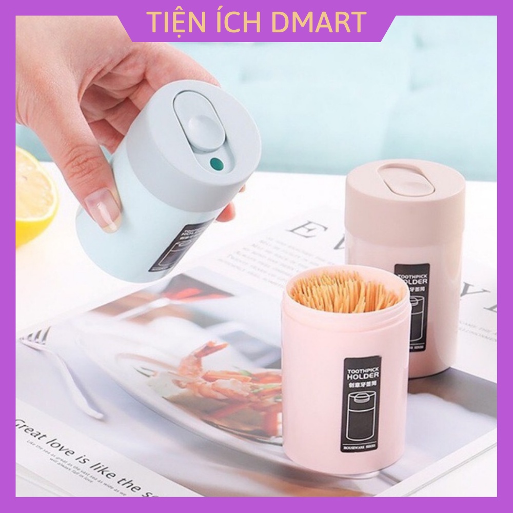lọ đựng tăm nhựa Việt Nhật 2972 , ống đựng tăm tiêu 2 in 1