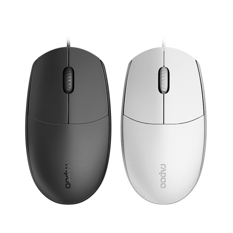 Chuột máy tính Rapoo N100 - Đen - Hàng Chính Hãng