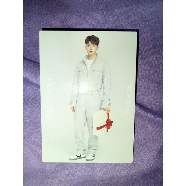 Thẻ Bài Trò Chơi WONWOO Jeon WONU ODE TO YOU Nhật Bản No27 Độc Đáo