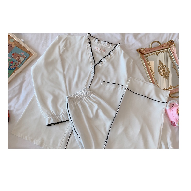 PIJAMA Bộ Đồ Mặc Nhà Bộ Ngủ Dài Tay SAQ242