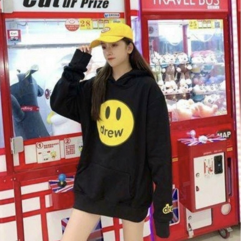 [Siêu đẹp ] Áo Nỉ dài tay có mũ, Aó Hoodie nam nữ Hình Chữ form rộng freesize 40kg_68kg hot đẹp xuất sắc | BigBuy360 - bigbuy360.vn