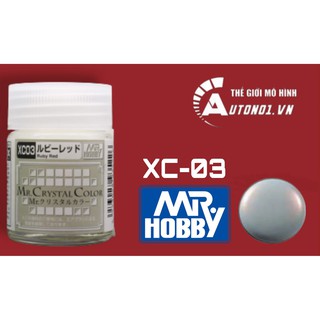 Lacquer xc03 effect ruby red metallic sơn mô hình màu crystal đỏ ruby 18ml Mr.Hobby s086