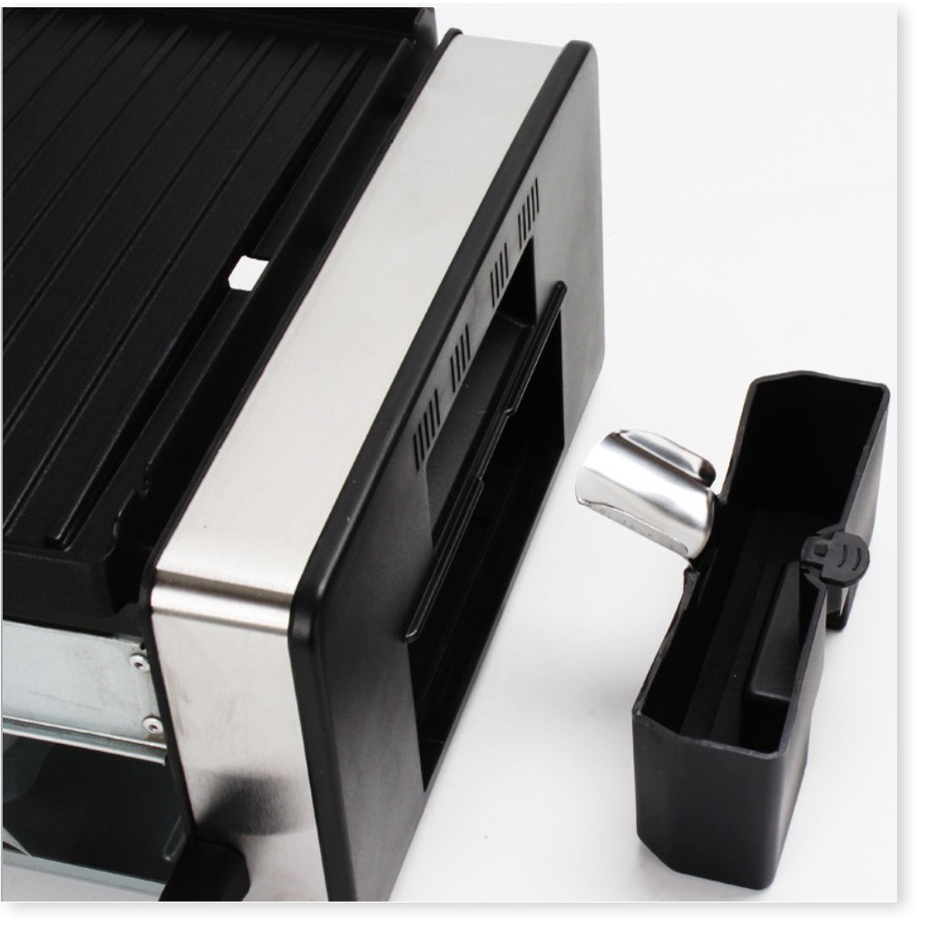 Bếp nướng 2 tầng điện 220V tự động xoay 10 xiên BBQ Grill Auto 1600w ABS SUS304 - tặng full phụ kiện nướng