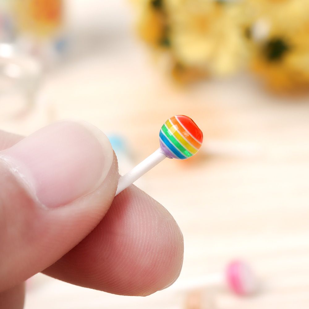 Lọ Kẹo Mút Mini Trang Trí Nhà Búp Bê tỉ lệ 1 / 12 xinh xắn