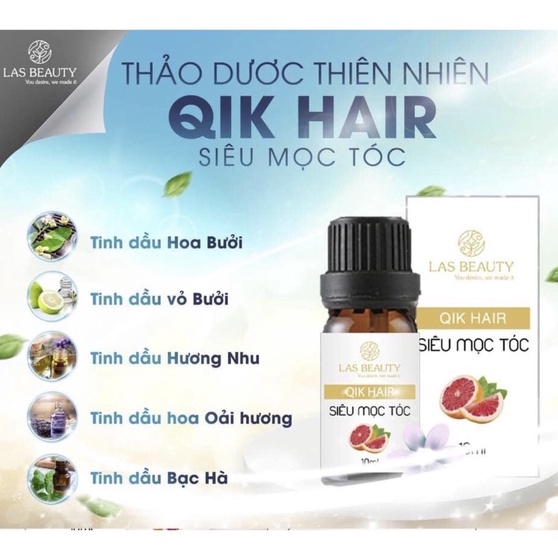 Tinh Chất Mọc Tóc Ngăn Ngừa Rụng Tóc Qik Hair LasBeauty