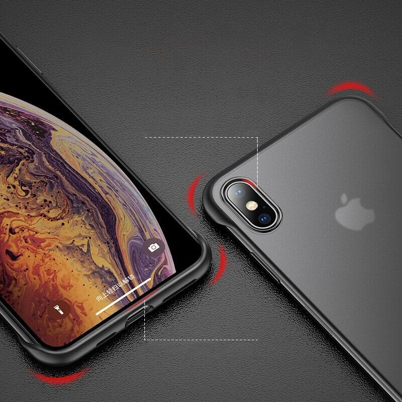 Ốp điện thoại trong suốt thích hợp cho Iphone 7 / 8 / Xr / Xs Max Plus