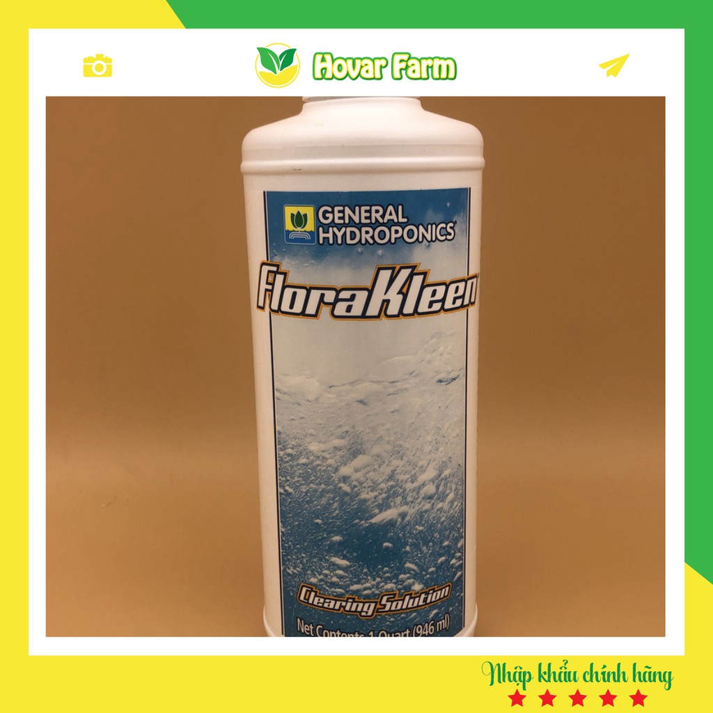 FloraKleen - Giải pháp trung hòa muối tích lũy khi bón phân trong trồng lan chai Chiết 100ml ( hàng nhập Mỹ)