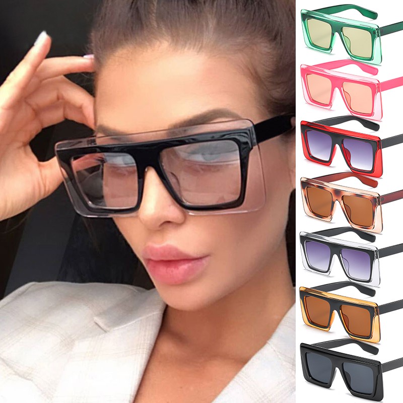 Kính mát gọng vuông bản to sang trọng cho nữ