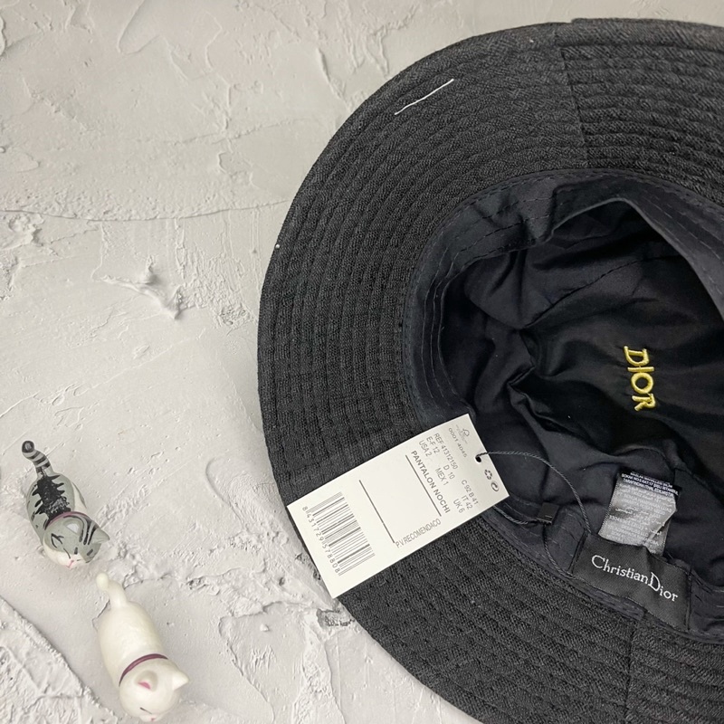 Cặp nón kết mũ lưỡi trai - bucket thêu Di ô thời trang cá tính nam nữ full tags