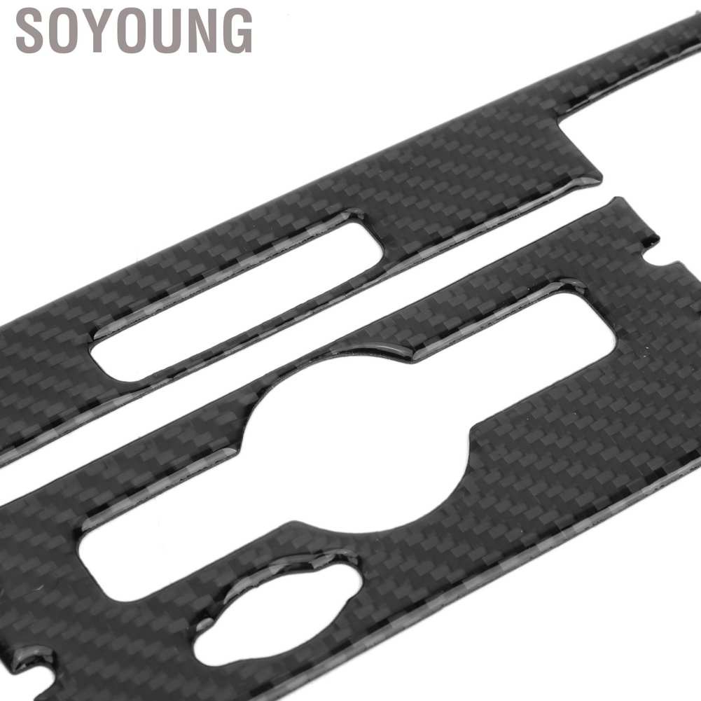 Ốp bảo vệ bảng điều khiển máy hòa bằng sợi carbon cho Mercedes-Benz A Class B CLA GLA