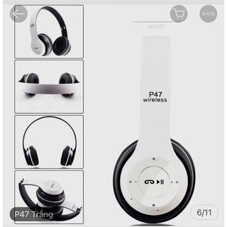 Tai Nghe Chụp Tai Bluetooth P47