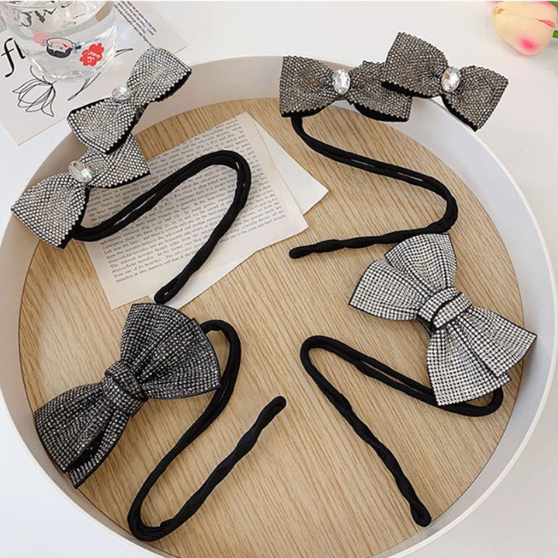 Lược Cài Tóc Tạo Kiểu Thắt Bím Đính Đá Lấp Lánh Thời Trang Mới Cho Nữ