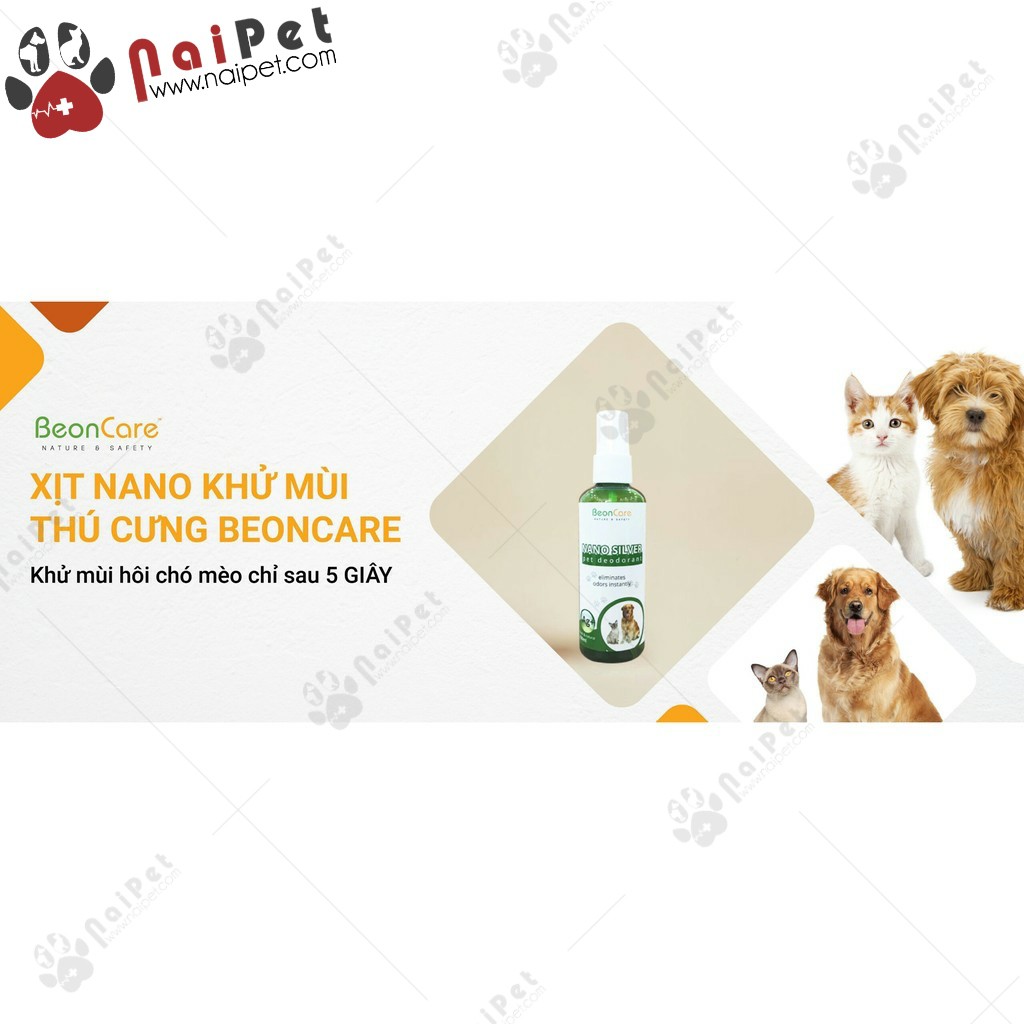 Xịt Khử Mùi Diệt Khuẩn Nano Bạc Nano Sillver Beon Care