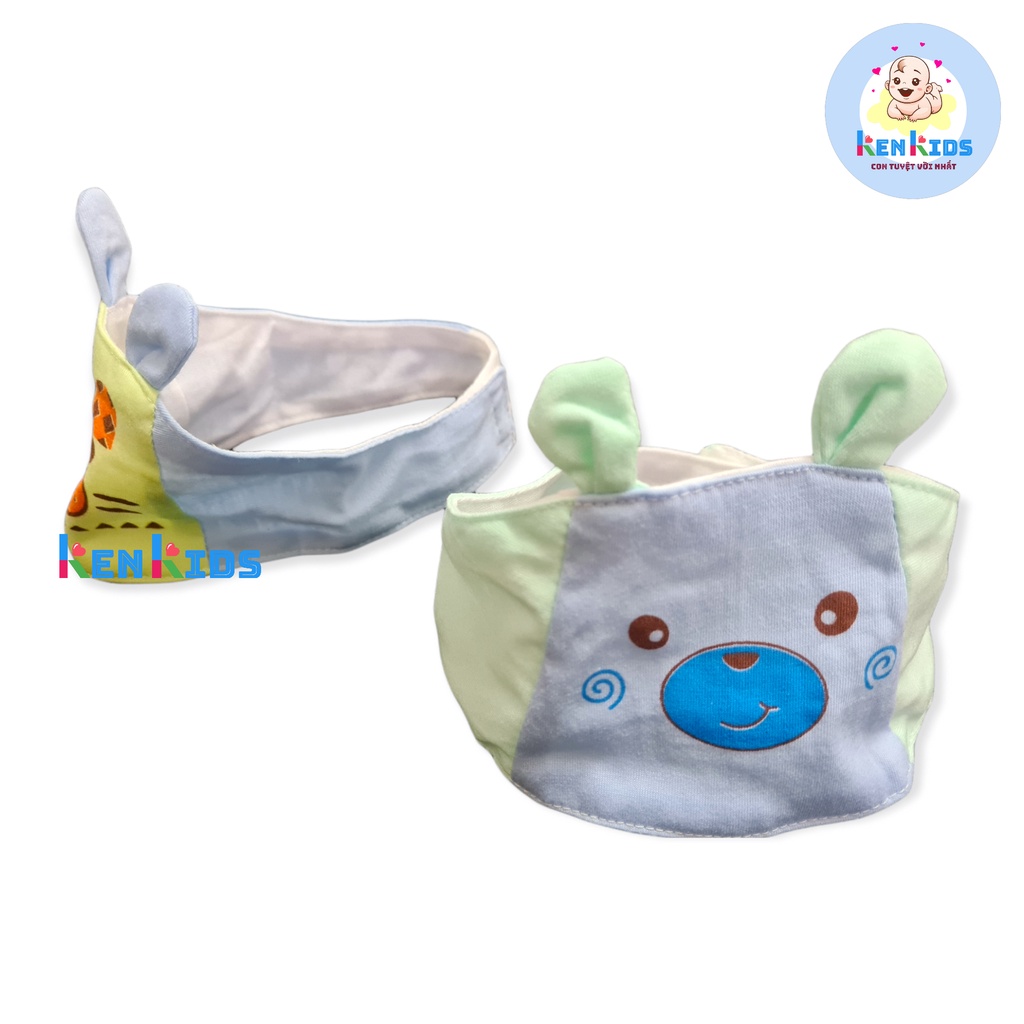 Che thóp tai thỏ dán loại đẹp cho bé sơ sinh (0-6 tháng) - 1 cái