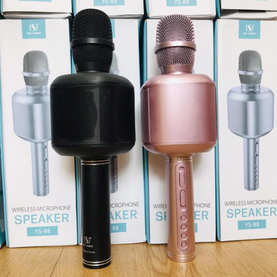 Micro karaoke Bluetooth YS-88 Siêu Chất Lượng-Thay Đổi Giọng Hát Vui Nhộn