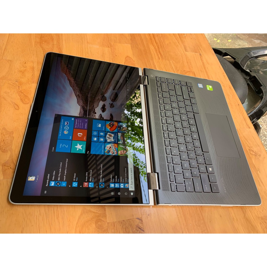 Laptop HP 14 X360, i7 7500u, 8G, 256G, vga 4G, FHD, X360, Touch