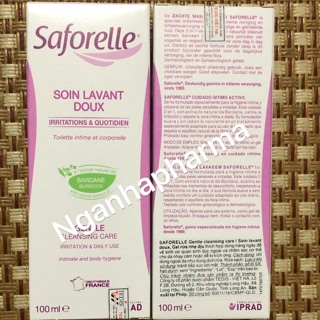 Gel vệ sinh phụ nữ Saforelle chăm sóc vùng kín 250ml