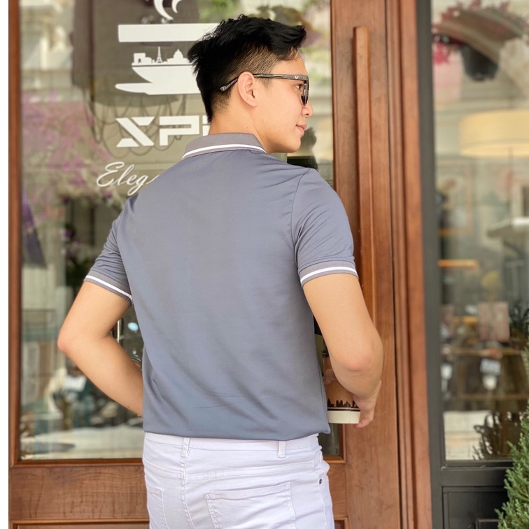 Áo thun nam polo co dãn 4 chiều thấm mồ hôi kiểu dáng lịch lãm, thời trang công sở C|N | BigBuy360 - bigbuy360.vn
