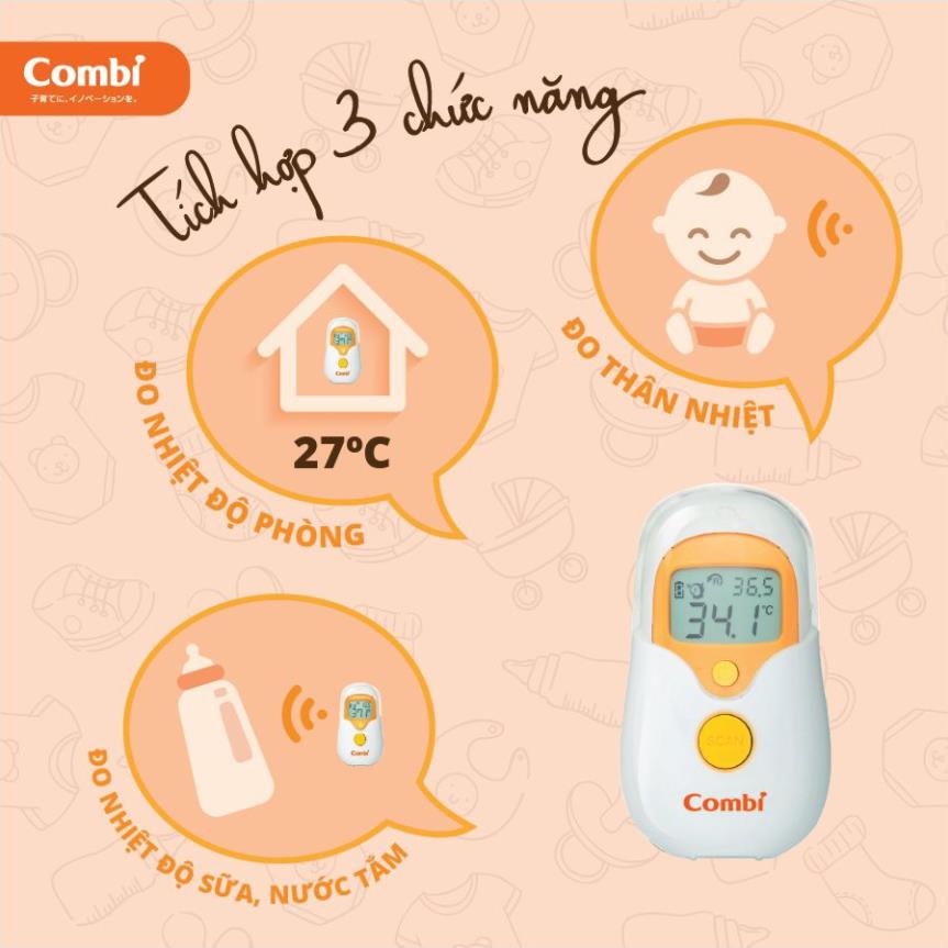 Nhiệt Kế Hồng Ngoại Thông Minh Combi (CHÍNH HÃNG) CHO BÉ (113516)